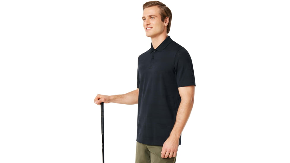 Oakley Balata Performance Polo - Mens, Blackout, Extra Large, 434306-02E-XL
