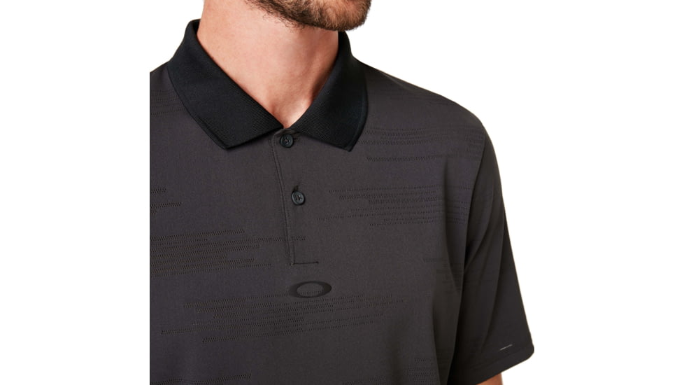 Oakley Balata Performance Polo - Mens, Dull Onyx, Extra Small, 434306-27C-XS