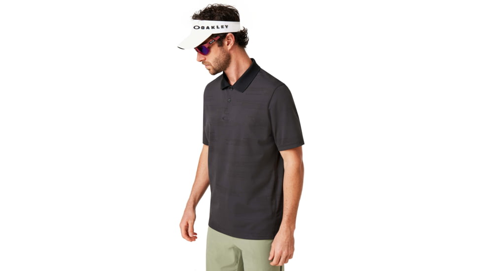 Oakley Balata Performance Polo - Mens, Dull Onyx, Extra Small, 434306-27C-XS