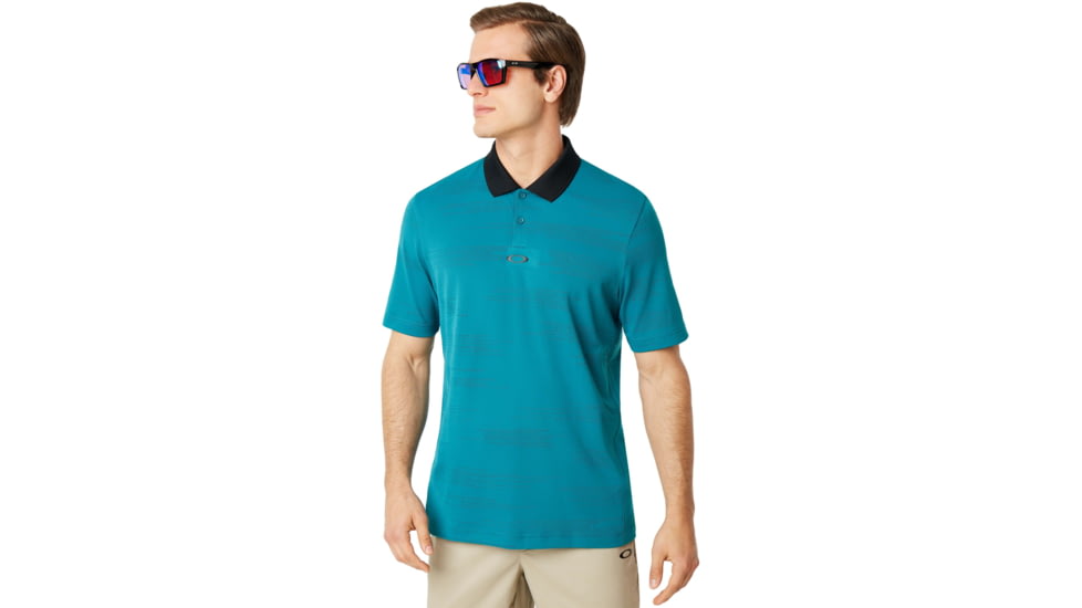 Oakley Balata Performance Polo - Mens, Petrol, Medium, 434306-9PE-M