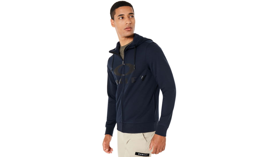 Oakley Bark Full Zip Hoodie - Mens, Fathom, 3XL, 461643-6AC-XXXL