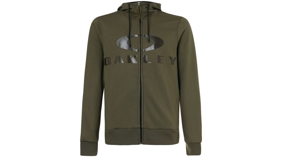Oakley Bark Fz Hoodie - Mens, Dark Brush, Extra Small, 461643-86V-XS