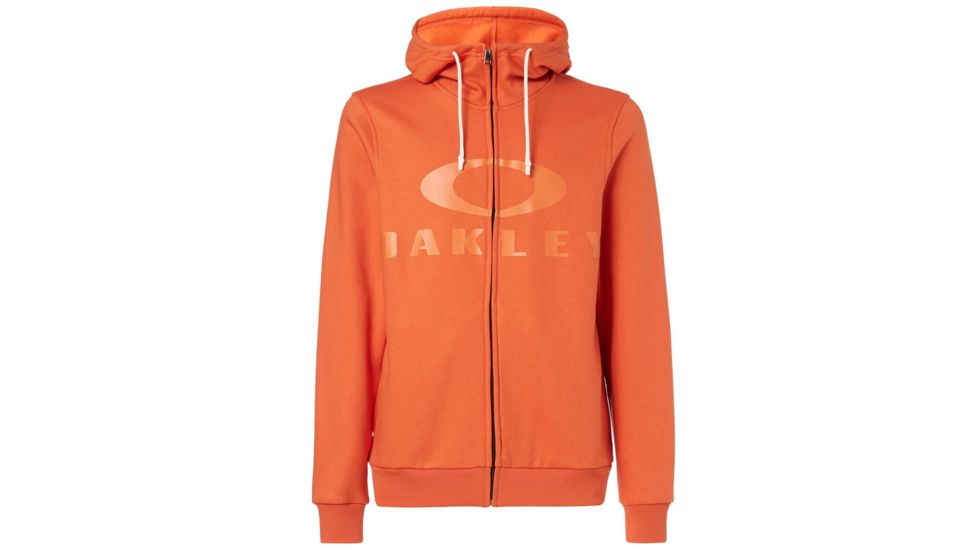 Oakley Bark Fz Hoodie - Mens, Energy Orange, Extra Small, 461643-73D-XS