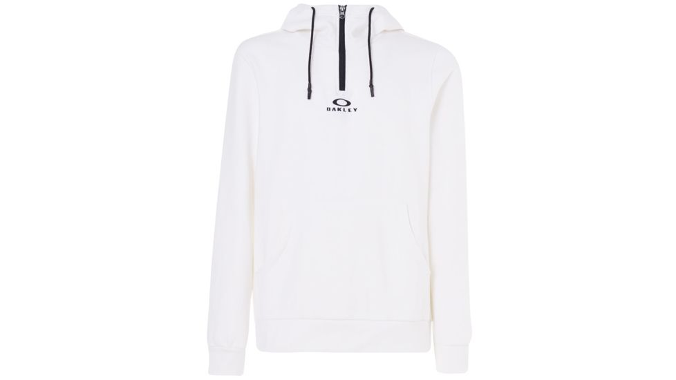 Oakley Bark Half Zip Hoodie - Mens, White, 2XL, 461645-100-XXL