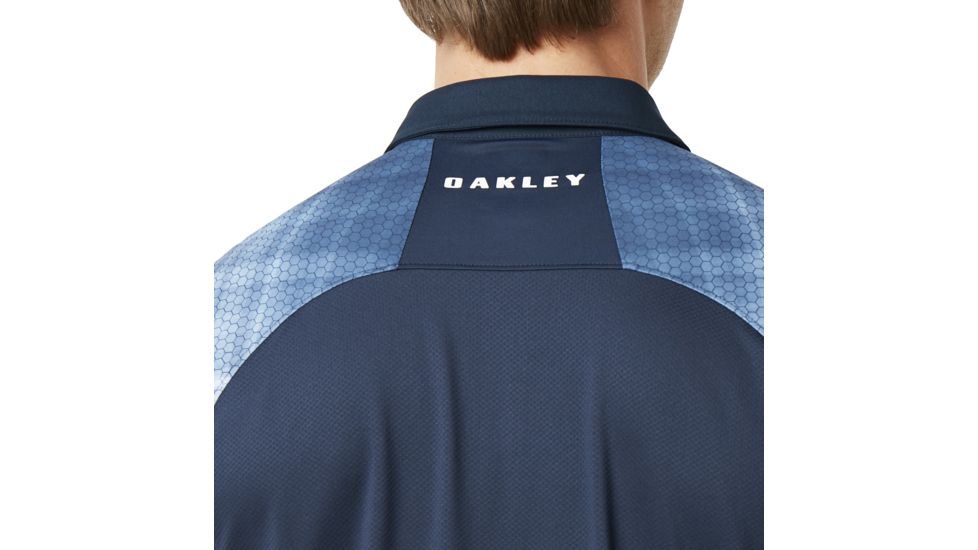 Oakley Barkie Gradient Golf Polo Short Sleeve - Mens, Fire Red, 2XL 434312-4FR-XXL