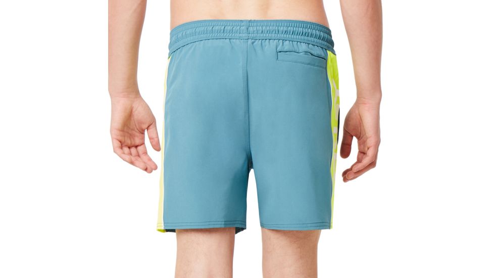 Oakley Barnie Beach Block 16 Boardshort - Mens, Alien Blue, 2XL, 482473A-68L-XXL