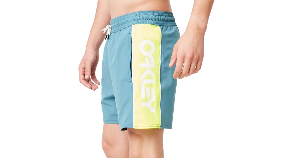 Oakley Barnie Beach Block 16 Boardshort - Mens, Alien Blue, 2XL, 482473A-68L-XXL