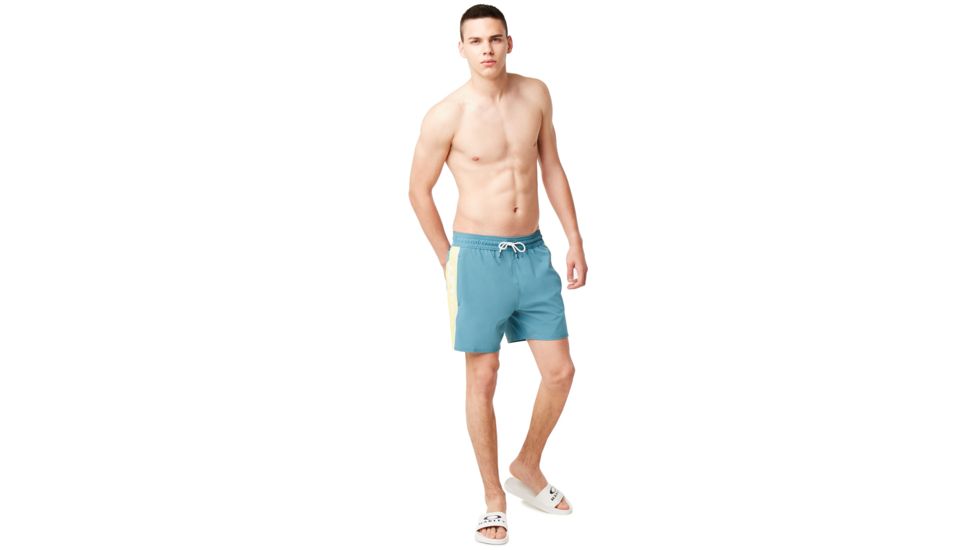 Oakley Barnie Beach Block 16 Boardshort - Mens, Alien Blue, 2XL, 482473A-68L-XXL