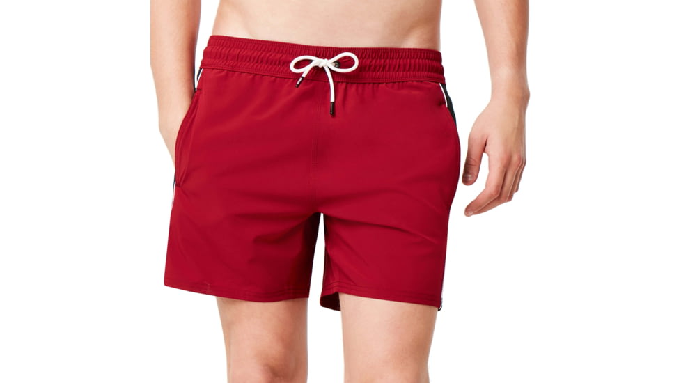 Oakley Barnie Beach Block 16 Swim Shorts - Mens, Raspberry, Large, 482473A-45A-L