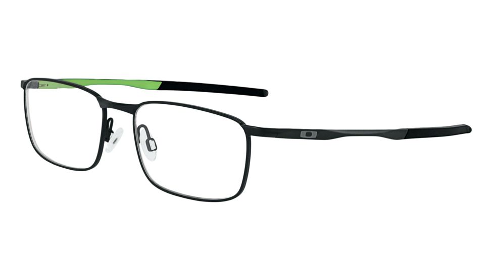 Oakley Barrelhouse Bifocal Prescription Eyeglasses, Matte Black Green Frame, OX3173-0552BI
