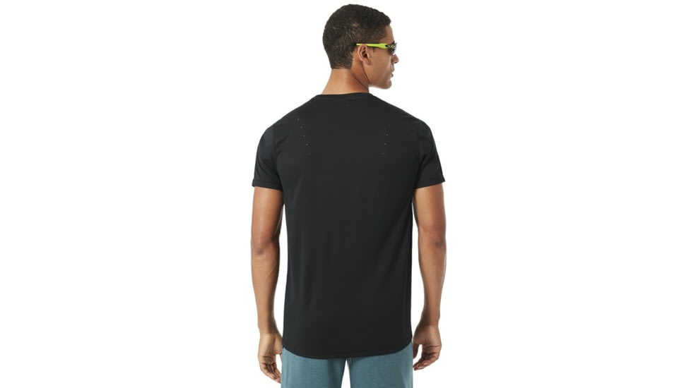 Oakley Base Short Sleeve - Mens, Blackout, Extra Small, 434006-02E-XS