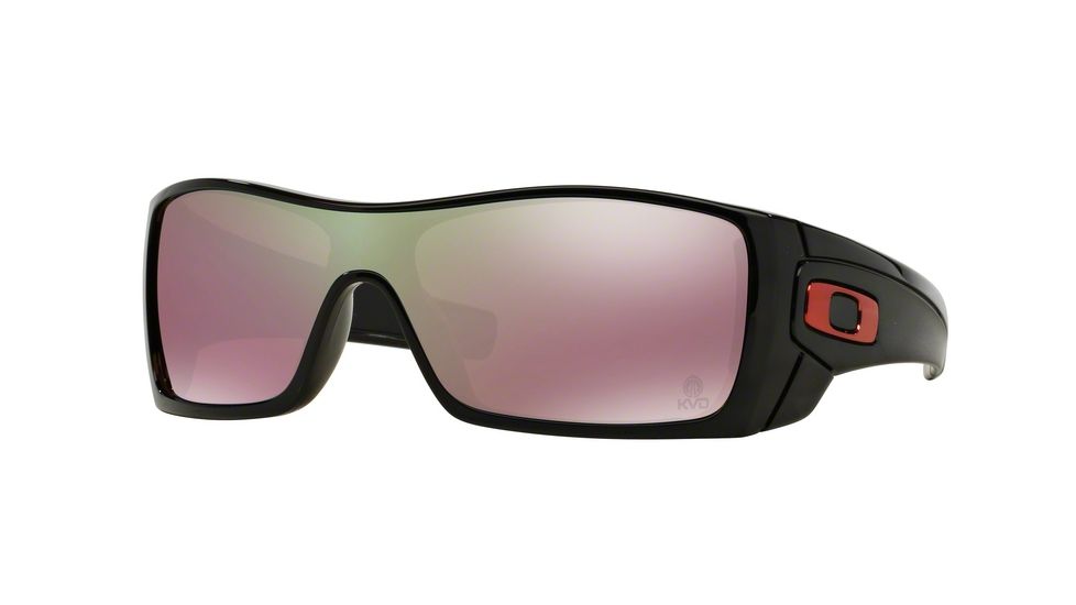 Oakley BATWOLF OO9101 Single Vision Prescription Sunglasses OO9101-910151-27 - Frame Color Polished Black, Lens Diameter 27 mm