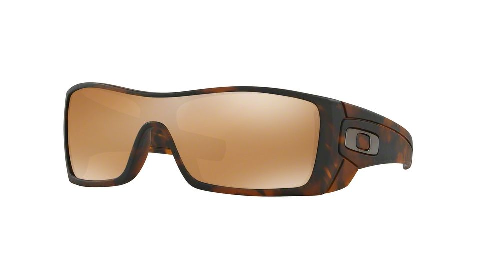 Oakley BATWOLF OO9101 Single Vision Prescription Sunglasses OO9101-910153-27 - Lens Diameter 27 mm, Frame Color Matte Brown Tortoise