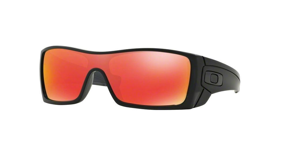 Oakley BATWOLF OO9101 Single Vision Prescription Sunglasses OO9101-910138-27 - Lens Diameter 27 mm, Frame Color Matte Black Ink