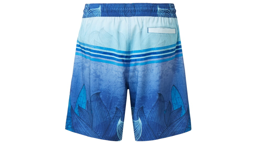 Oakley Beach Flower Striped 18 Inches - Mens, Flash Blue, Extra Large, 482450-6FA-XL