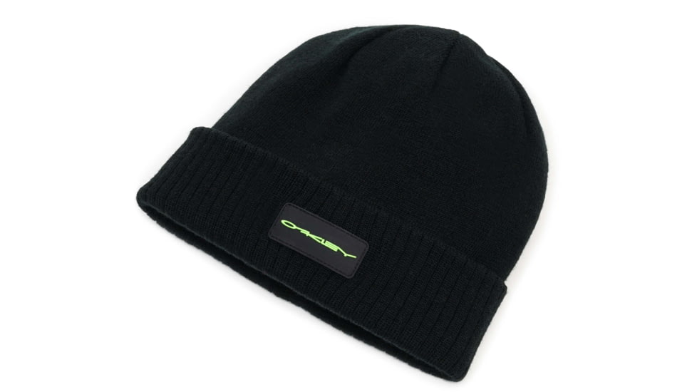 Oakley Beenie Ellipse Patch - Mens, Blackout, One Size, 912186-02E-U