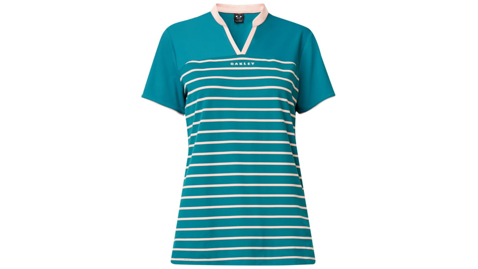 Oakley Bella Golf Polo Short Sleeve - Womens, Forest Green, Extra Large, 532363-73F-XL
