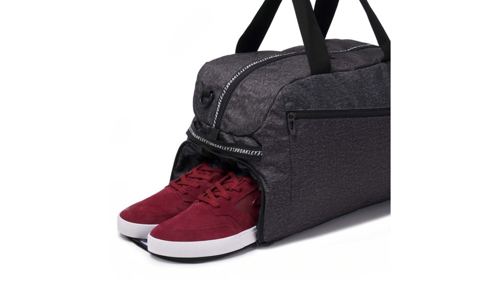 Oakley BG Boston 12.0 Duffle Bag - Mens, Black Heather, One Size, 921408JP-00H-00H-U