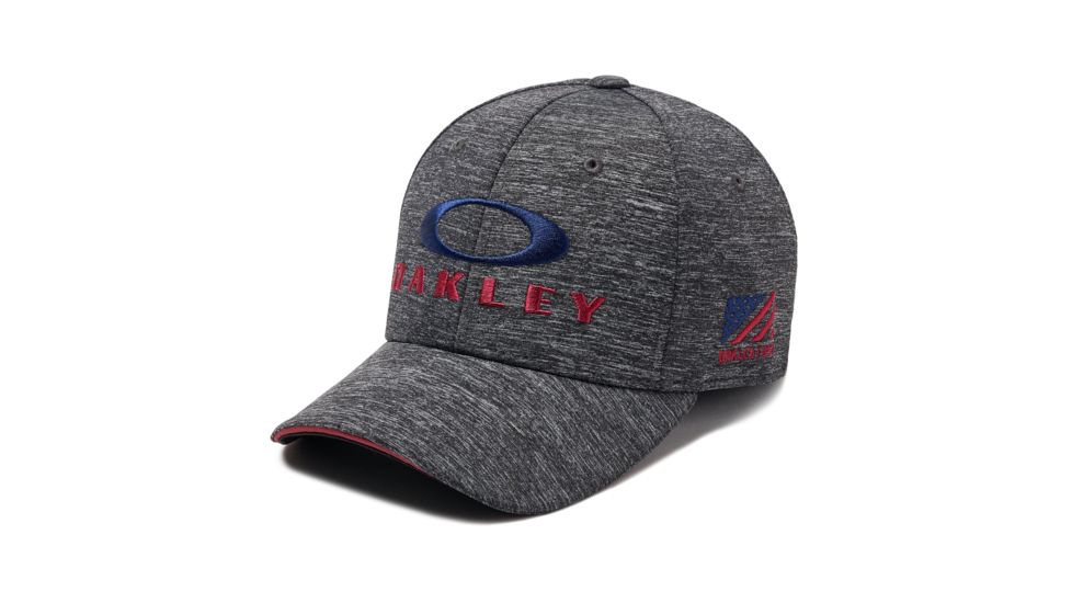 Oakley Bg Emb Cap LDS - Mens, Athletic Heather Grey, One Size, 912041LDS-24G-U