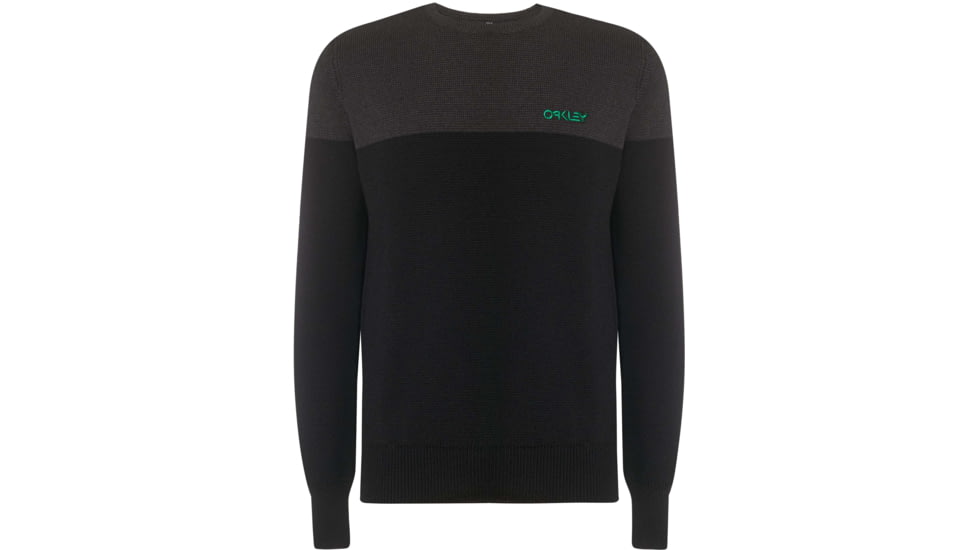 Oakley Bicolor Crew Neck Tee - Mens, Blackout, Medium, 434131-02E-M