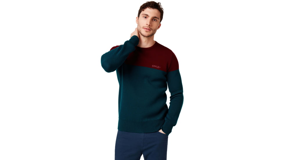 Oakley Bicolor Crew Neck Tee - Mens, Planet, Medium, 434131-74D-M