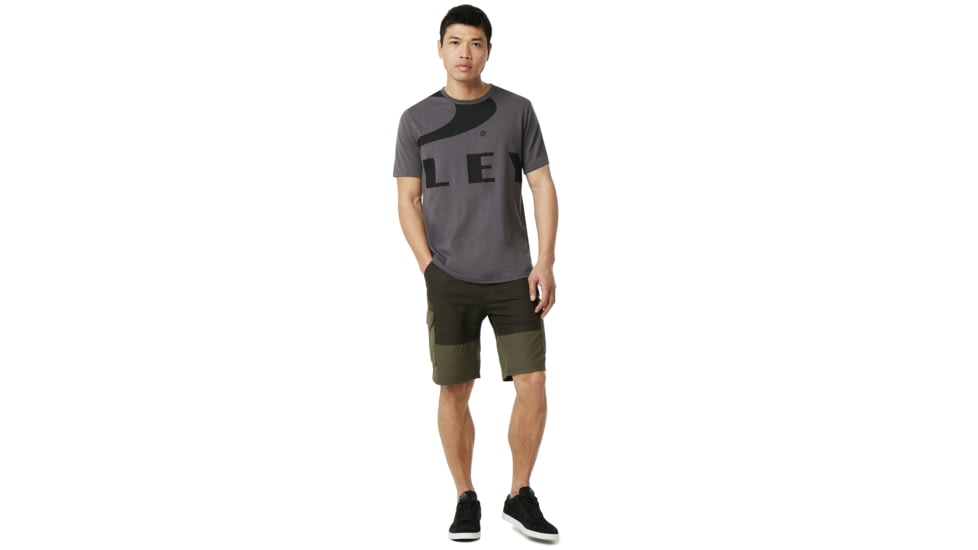 Oakley Big Ellipse Tee - Mens, Forged Iron, Small 457525-24J-S