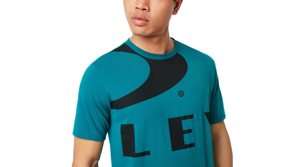 Oakley Big Ellipse Tee - Mens, Petrol, Extra Large, 457525-9PE-XL