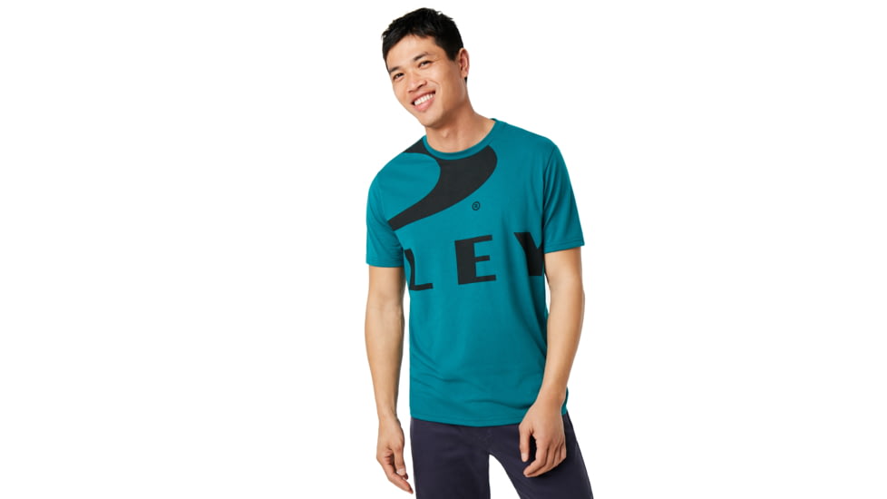 Oakley Big Ellipse Tee - Mens, Petrol, Medium, 457525-9PE-M