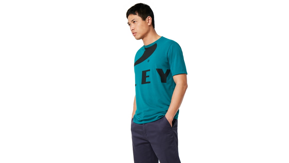 Oakley Big Ellipse Tee - Mens, Petrol, Medium, 457525-9PE-M