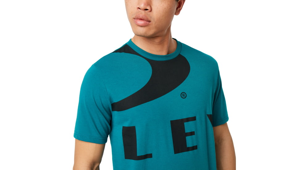 Oakley Big Ellipse Tee - Mens, Petrol, Medium, 457525-9PE-M