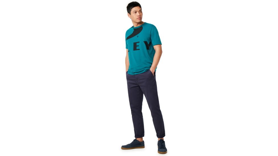 Oakley Big Ellipse Tee - Mens, Petrol, Medium, 457525-9PE-M