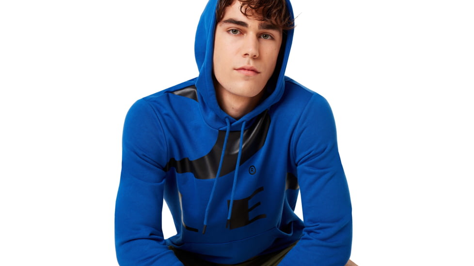 Oakley Big Logo Ellipse Hoodie - Mens, Electric Shade, Large, 472589-66X-L