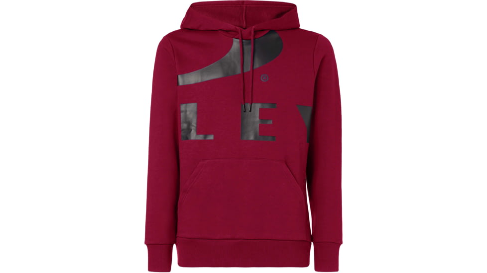 Oakley Big Logo Ellipse Hoodie - Mens, Raspberry, Small, 472589-45A-S