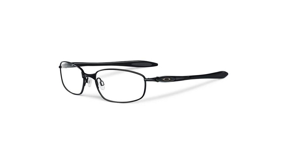 Oakley Blender 6B Progressive Prescription Eyeglasses, Polished Black Frame OX3162-0455PR