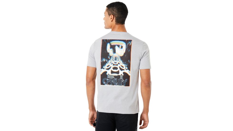 Oakley Blur Advertising Short Sleeve Tee - Men's, Granite Heather, Large, 457361-24L-L
