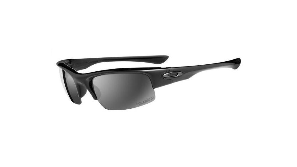 Oakley Bottle Cap Polished Black Frame w/ Black Iridium Polarized Lenses Sunglasses 12-854