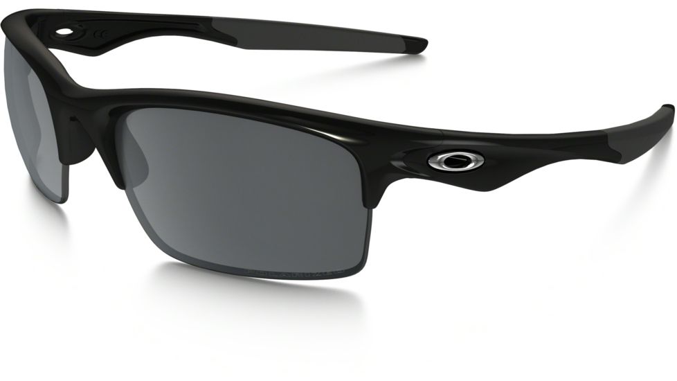 Oakley Bottle Rocket Sunglasses, Polish Blk Frame, Blk Irid Lens, Polarized OO9164-01