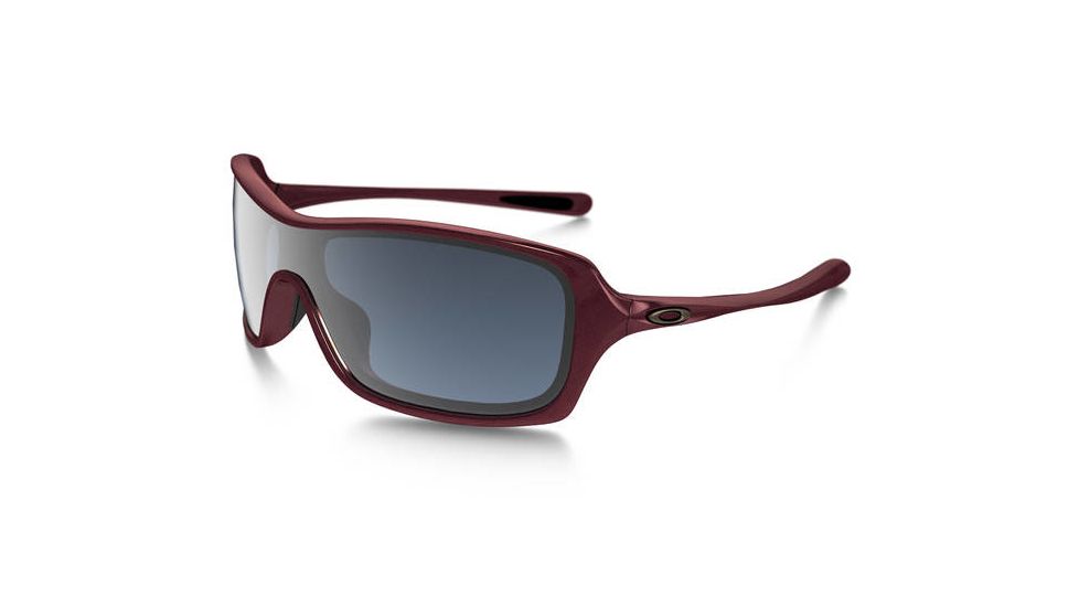 Oakley Break Up Womens Sunglasses, Scarlet Frame, Black Grey Gradient Lens OO9202-02