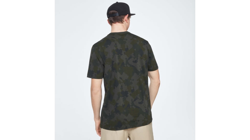 Oakley Cadpat Camo Short Sleeve Tee - Mens, Cadpat Dark Brush Camo P, Extra Large, FOA400039-95D-XL
