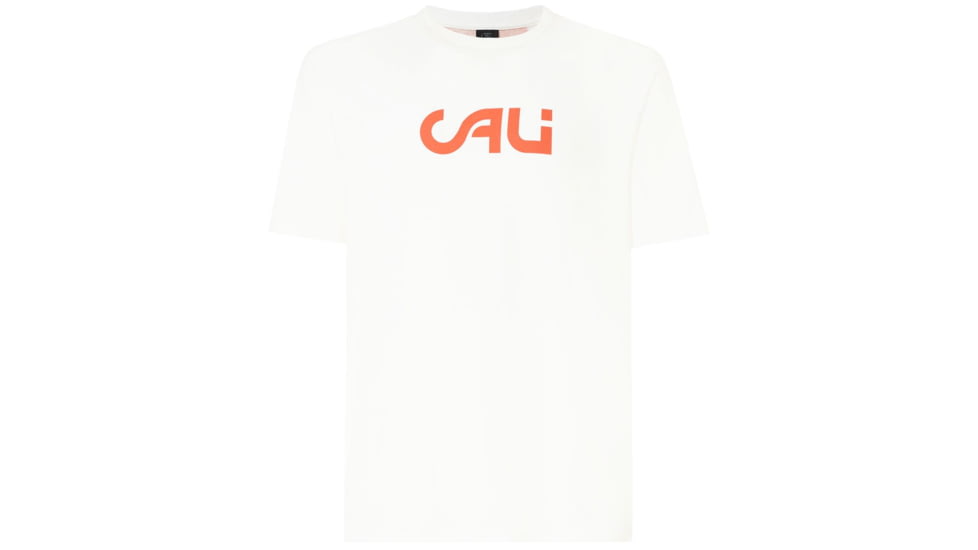 Oakley Cali Big Logo Ss - Mens, White, Large, 457362-100-L