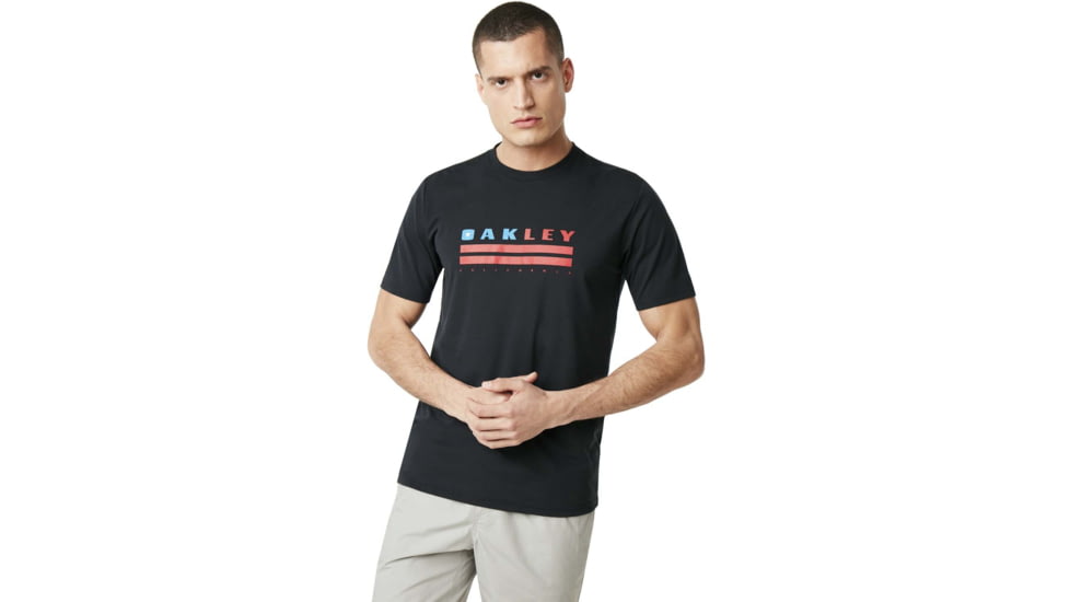 Oakley California Short Sleeve Tee - Mens, Blackout, Medium, 457772-02E-M