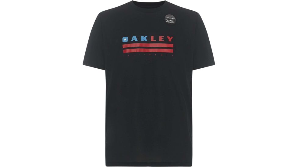 Oakley California Short Sleeve Tee - Mens, Blackout, Medium, 457772-02E-M