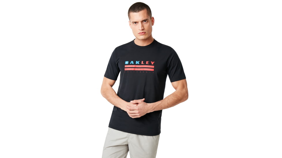 Oakley California Tee - Mens, Blackout, Small, 457772-02E-S