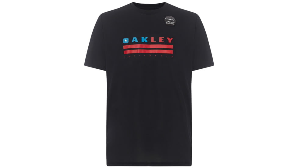 Oakley California Tee - Mens, Blackout, Small, 457772-02E-S