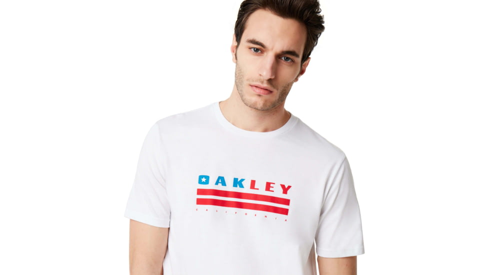Oakley California Tee - Mens, White, Medium, 457772-100-M
