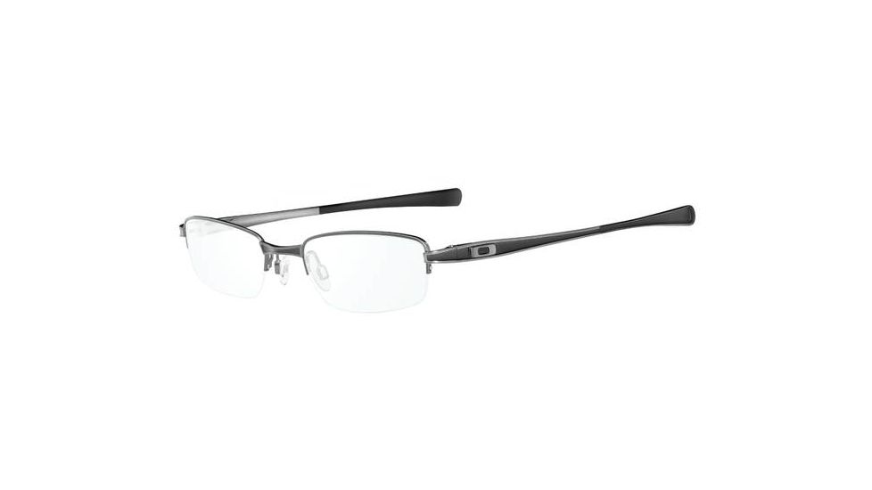 Oakley Caliper Eyeglass Frames w/ Blank Lenses - Size 50, Pewter/Black Frame OX3097-0450