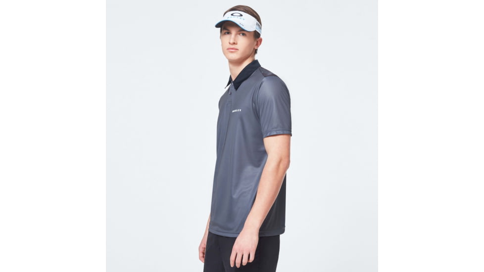 Oakley Camo Back Evo Golf Short Sleeve Polo Shirt - Mens, Wrought Iron, Extra Large, FOA400647-25W-XL