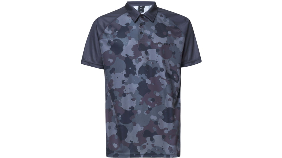 Oakley Camo Evo Short Sleeve Polo Shirt - Mens, Grey Bubble Camo, 2XL, FOA400646-2BC-XXL