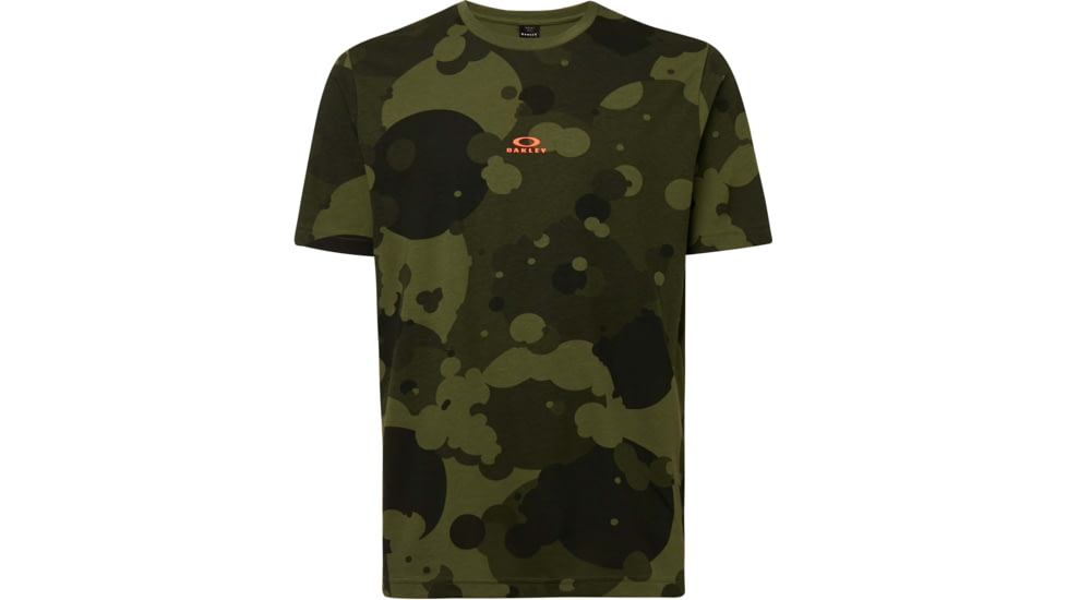 Oakley Camo Print Tee - Mens, Camou Green, Extra Small, 457899-97G-XS