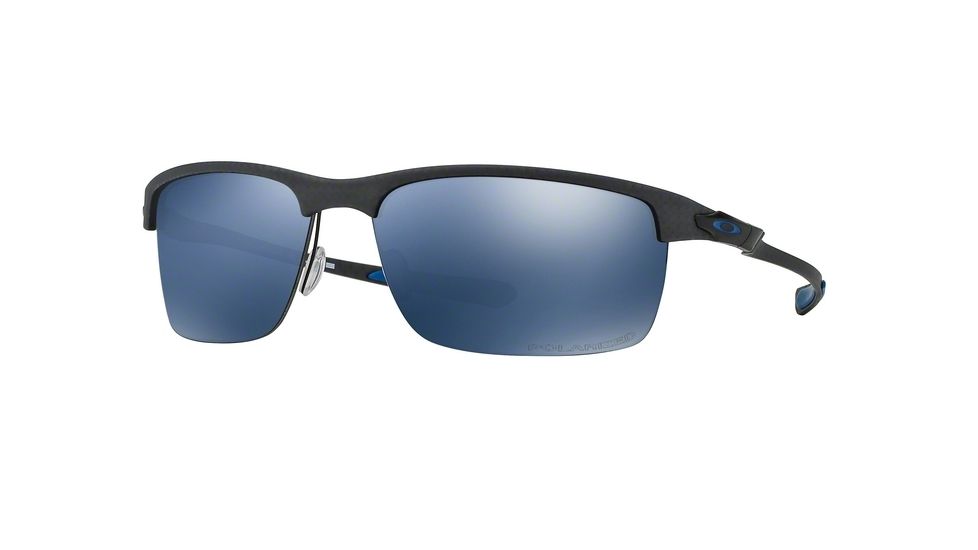 Oakley CARBON BLADE OO9174 Single Vision Prescription Sunglasses OO9174-917405-66 - Lens Diameter 66 mm, Frame Color Matte Satin Black